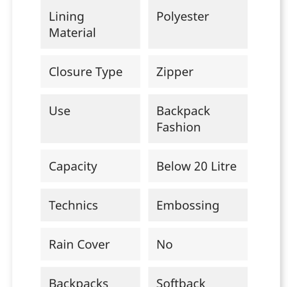 Man Er Wei Backpack with Laptop Pocket - Picture 4 of 14